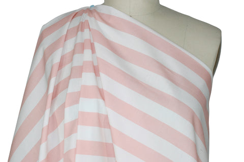 Awning stripe cotton shirting