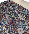 Medallion print cotton shirting