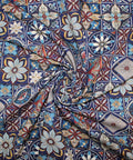 Medallion print cotton shirting