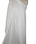 Italian pinstripe cotton shirting