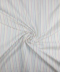 Italian pinstripe cotton shirting