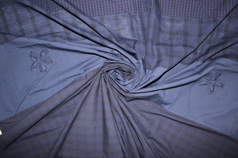It's a Conundrum Patchwork Cotton - Blues