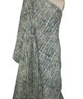 Japanese abstract stripe cotton