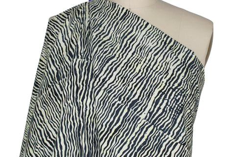 Japanese abstract stripe cotton