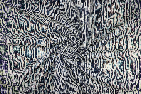 Japanese abstract stripe cotton