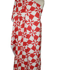 Japanese star-quilt print cotton