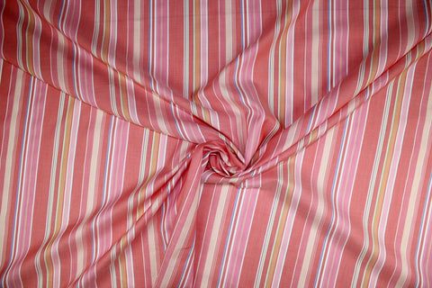 Italian striped cotton lawn