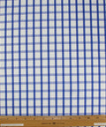 Ike Behar checked cotton shirting