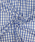 Ike Behar checked cotton shirting