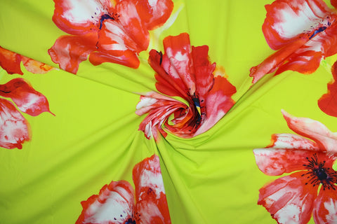 Carolina bold floral print cotton