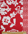 Border print floral cotton