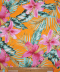 floral stretch cotton fabric