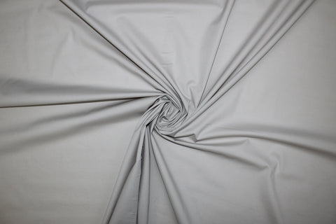Roughly 2 yards of Stretch Italian Cotton Shirting - Light Stone