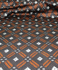 Geometric print cotton fabric