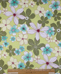 Floral print stretch cotton 