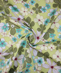 Floral print stretch cotton 