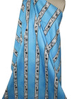 Leggiadro striped shell print cotton