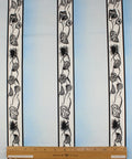 Leggiadro striped shell print cotton