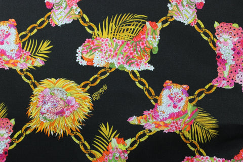 Leggiadro animal/mineral/floral print cotton