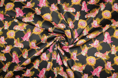 Leggiadro animal/mineral/floral print cotton