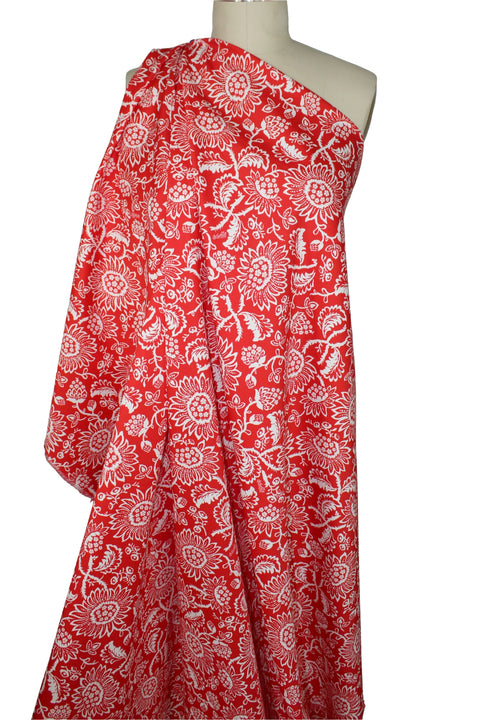 Leggiadro floral stretch cotton