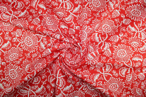 Leggiadro floral stretch cotton