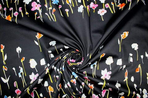 Leggiadro floral panel print cotton