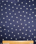 "Volleyball" print stretch cotton sateen