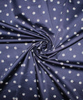 "Volleyball" print stretch cotton sateen