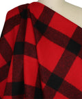 Italian plaid wool coating