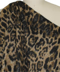 Wool/mohair animal print coating