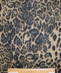 Wool/mohair animal print coating