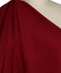 Red Italian flannel coating