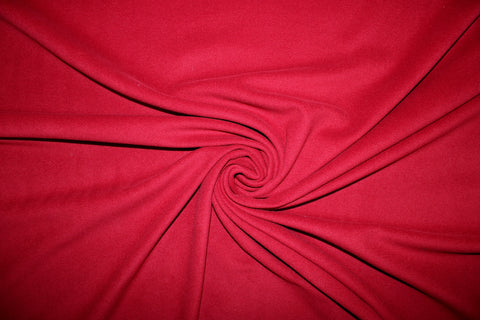 Red Italian flannel coating
