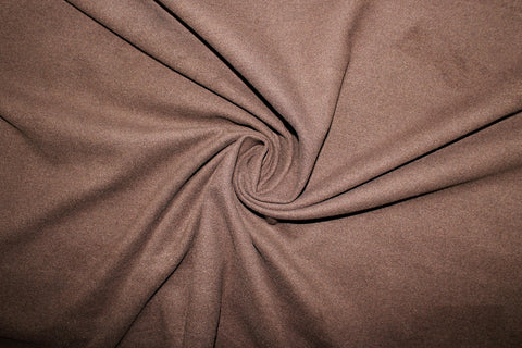 Italian wool coating in brow