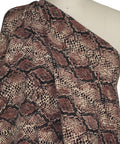 Engineered Garments snake print cotton twill fabric