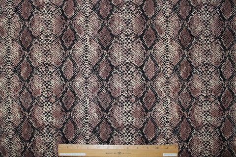 Engineered Garments snake print cotton twill fabric