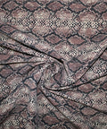 Engineered Garments snake print cotton twill fabric