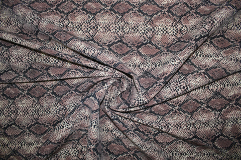 Engineered Garments snake print cotton twill fabric