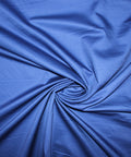 Bright blue cotton twill fabric