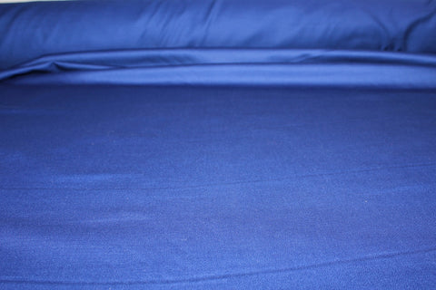 Bright blue cotton twill fabric