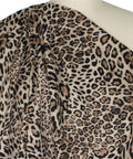 Leopard print cotton twill bottom weight