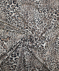 Leopard print cotton twill bottom weight