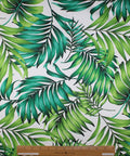 Tropical print stretch cotton