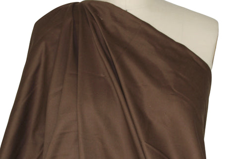 Brown cotton twill