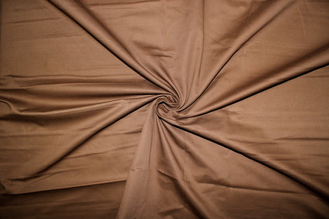 Brown cotton twill