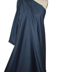Dark blue lightweight cotton twill