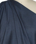 Dark blue lightweight cotton twill