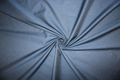 Dark blue lightweight cotton twill