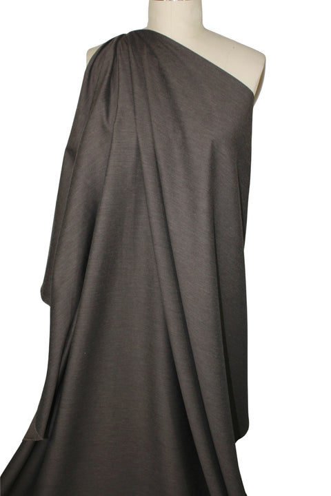 Brown cotton twill